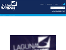 Tablet Screenshot of lagunaplayhouse.com